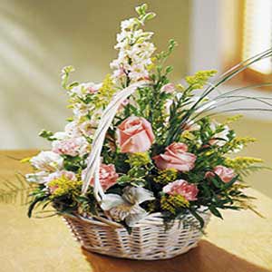 Randolph Florist | Larkspur Basket