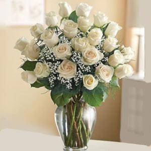 Randolph Florist | 24 White Roses