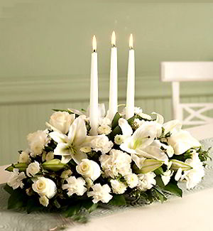 Basking Ridge Florist | Classic White Setting