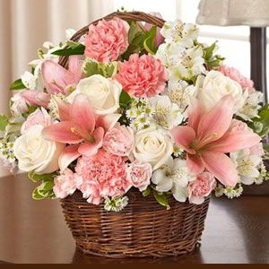 Randolph Florist | Pink Basket