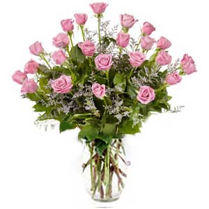 Basking Ridge Florist | 24 Pink Roses